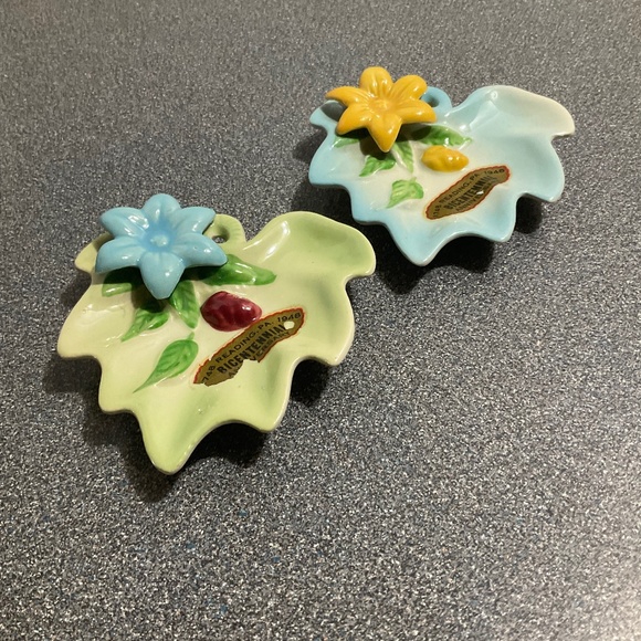 Zanesville pottery Other Vintage Zanesville Pottery Flower Dishes